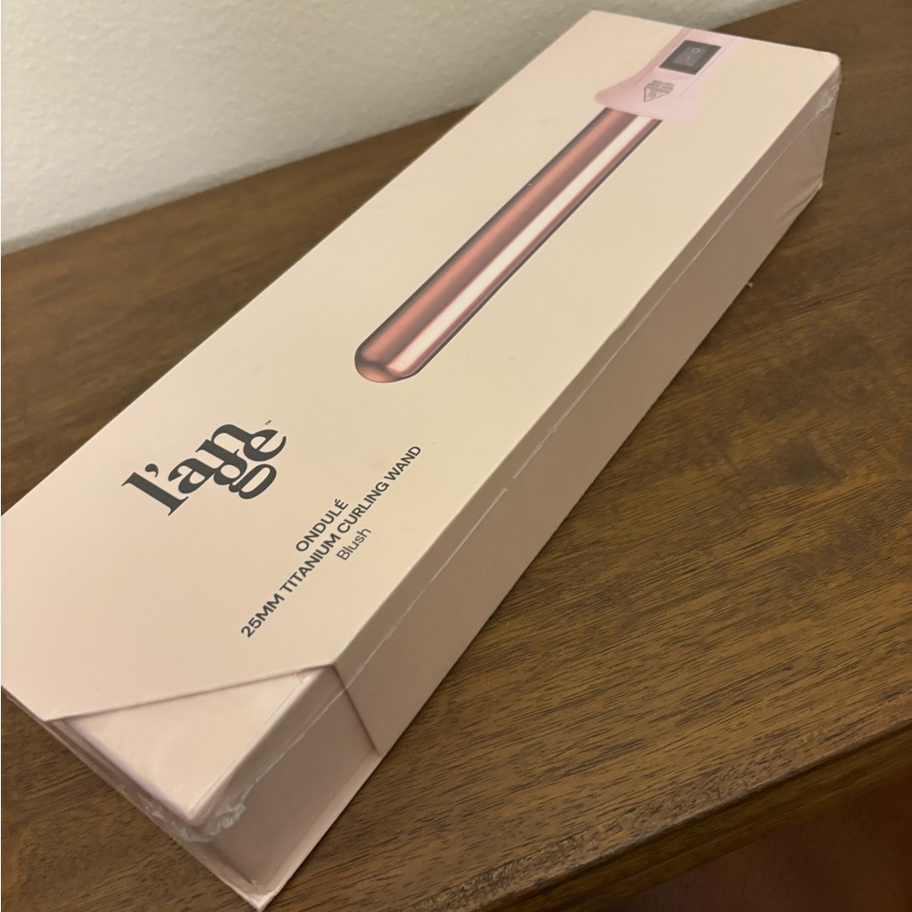 L’ange Ondule 25mm‎ Blush Titanium Curling Wand - new & sealed